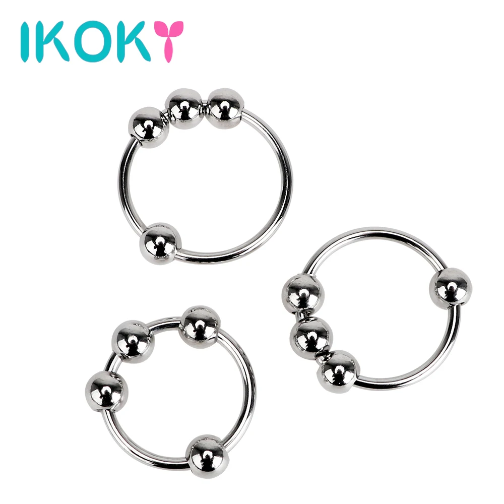 IKOKY нержавеющая сталь различные размеры искусственный пенис рукав Мужской Пояс