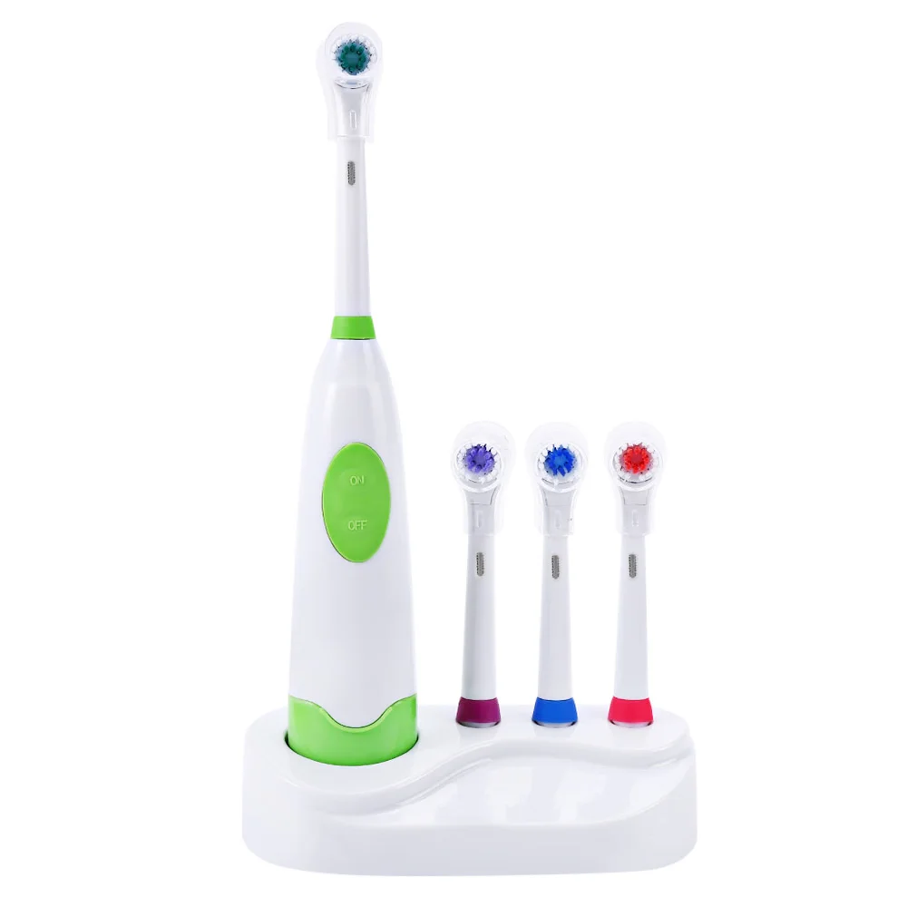 1 комплект электрическая зубная щетка с аккумулятором и 3 насадками | Бытовая