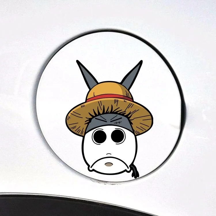 Забавная наклейка для автомобиля один предмет Пиратская Обезьяна D Luffy