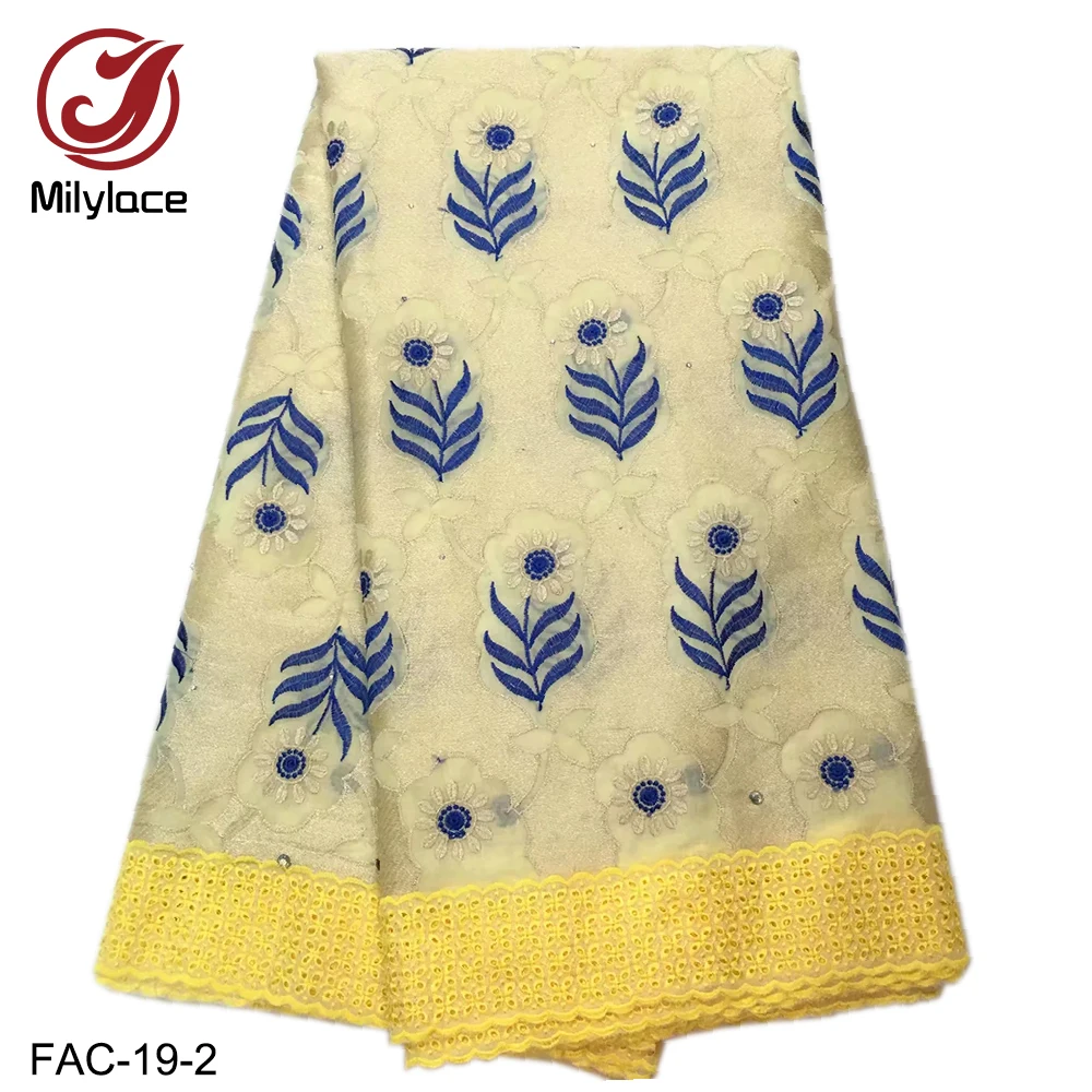 Milylace красивые швейцарские хлопковые кружевные ткани 5 ярдов вуаль кружева с