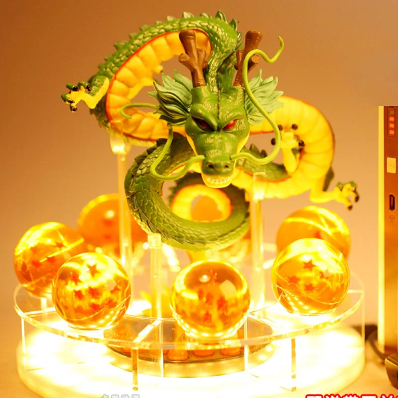 Фигурки Dragon Ball Z Shenron Dragonball Набор фигурок Esferas дель дракон + 7 шт. 3 5 см шары