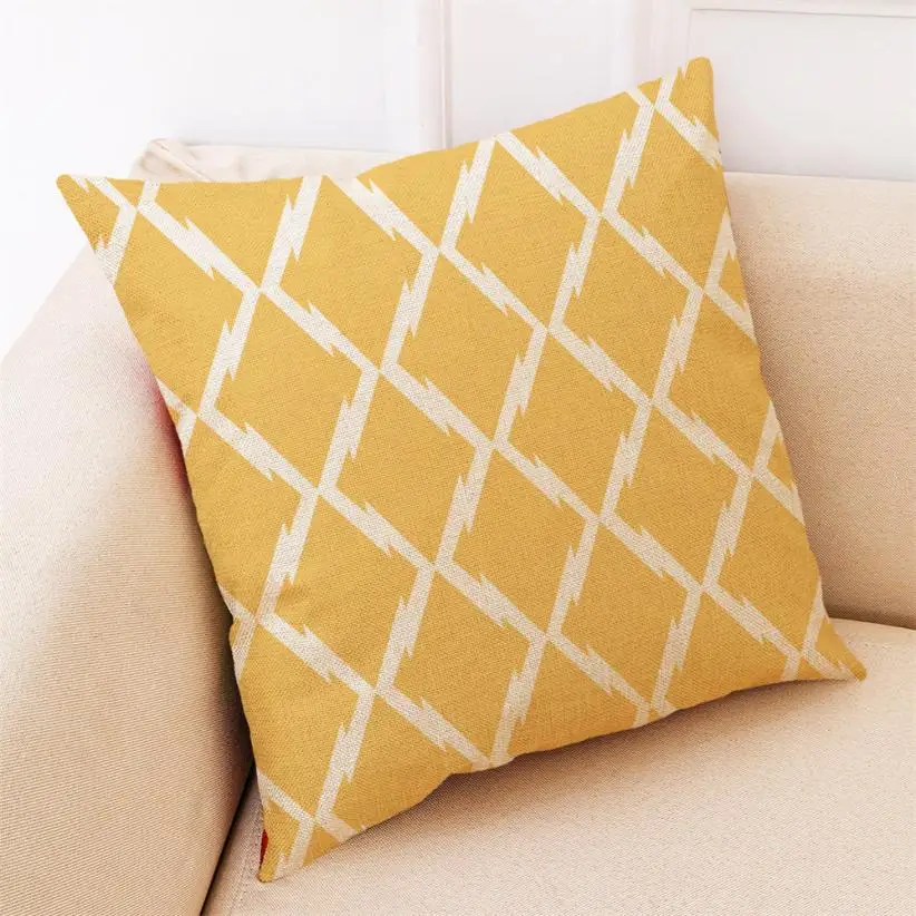 Горячая Распродажа наволочки квадратная спальная льняная смесь любовь