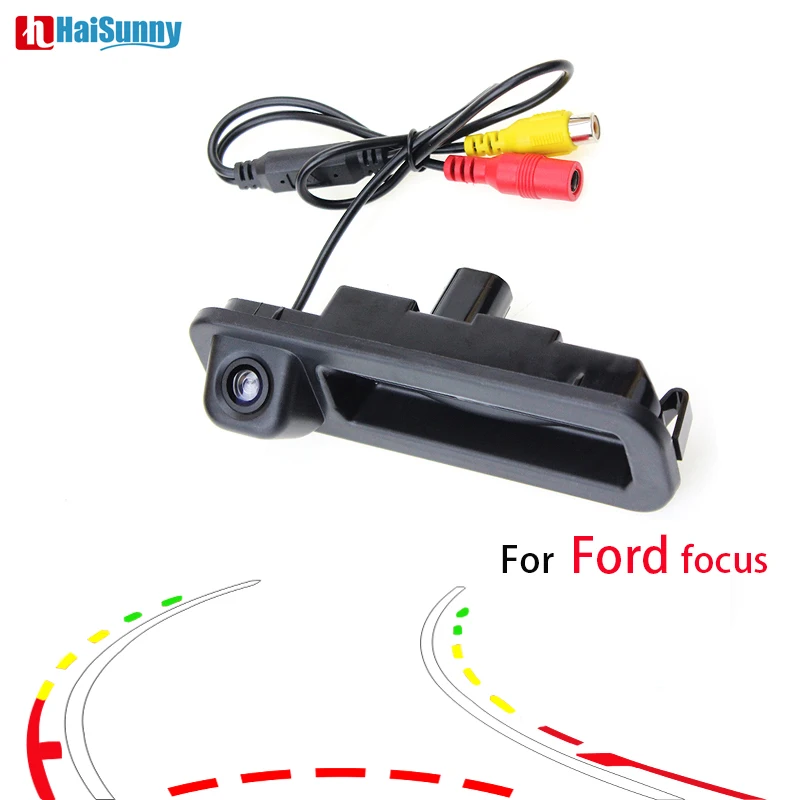 HaiSunny для Ford Focus 2012 2015 2 3 Car CameraTrunk Handl Встроенный интеллектуальный динамический