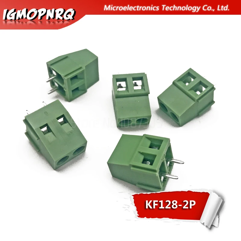 20 шт. KF128-2P 5 08 мм KF128 3-контактный зеленый Соединительный клеммный винт разъем |