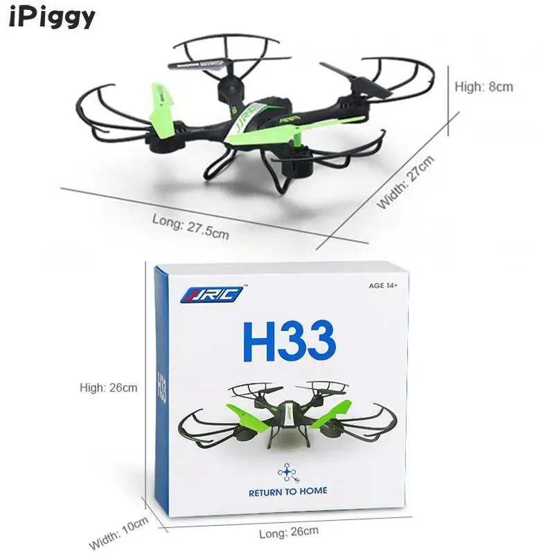 Jjrc H33 Квадрокоптер один ключ возврат дронов игрушки для детей ModelMini беспилотный Радиоуправляемый летательный аппарат-Квадрокоптер на дистанционном управлении 6-осевой вертолет 4CH