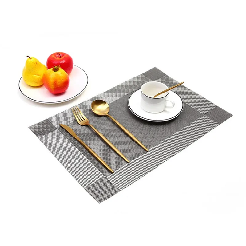 ПВХ модные столовые приборы коврик для обеденного стола дисковые подушечки