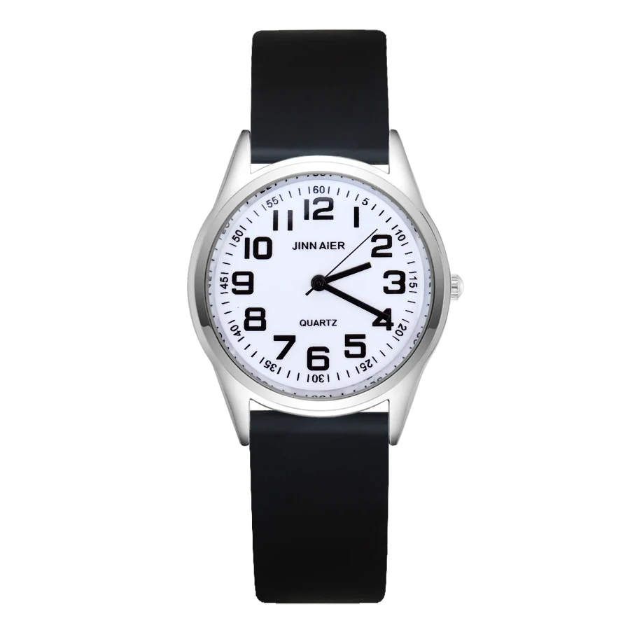 

Cartoon Arabic numerals style Children's Watches Women's Students girls Boys Quartz Soft Silicone strap Wrist Watch JC112