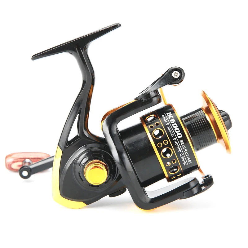 DC1000-7000 Series 13BB Spinning Fishing Reel Drag High Speed Metal Spool Fresh Salt Water Sea Carp Pesca | Спорт и развлечения