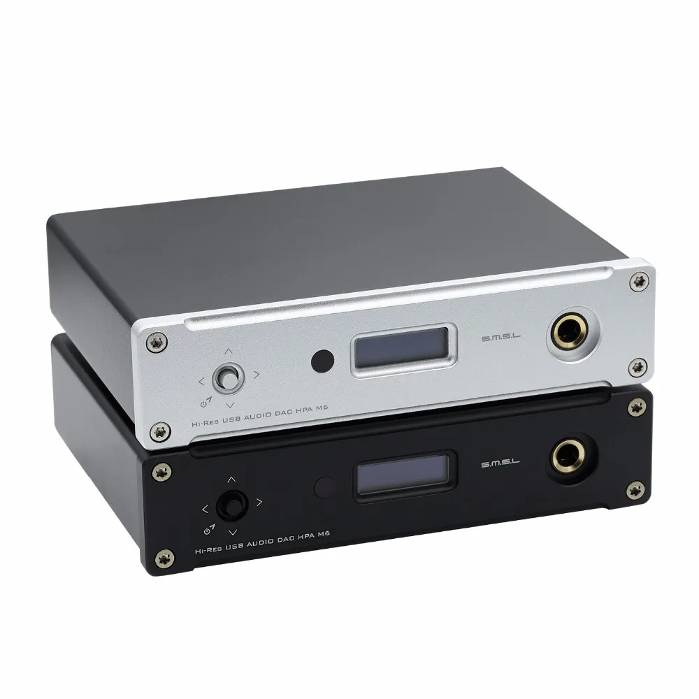 SMSL M6 Hi Fi USB ЦАП AK4452 XMOS XU208 декодер родной DSD512 Amp 32bit/768 кГц оптическая коаксиальный