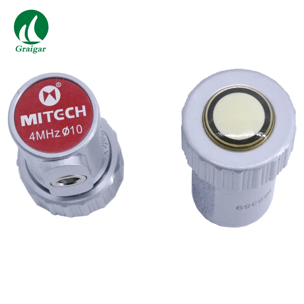 MITECH 4 МГц 10 мм датчик прямого луча ультразвуковой дефектоскоп 2 шт./лот |