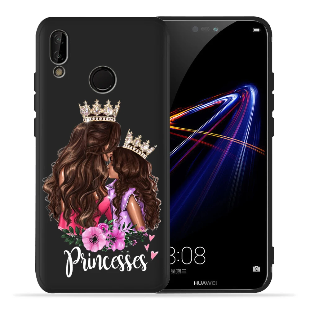 Чехол для huawei P20 Lite Pro Super Mom Baby Mama mouse Girl для крышки P30 huawei Lite P8Lite P9Lite P Smart family Etui