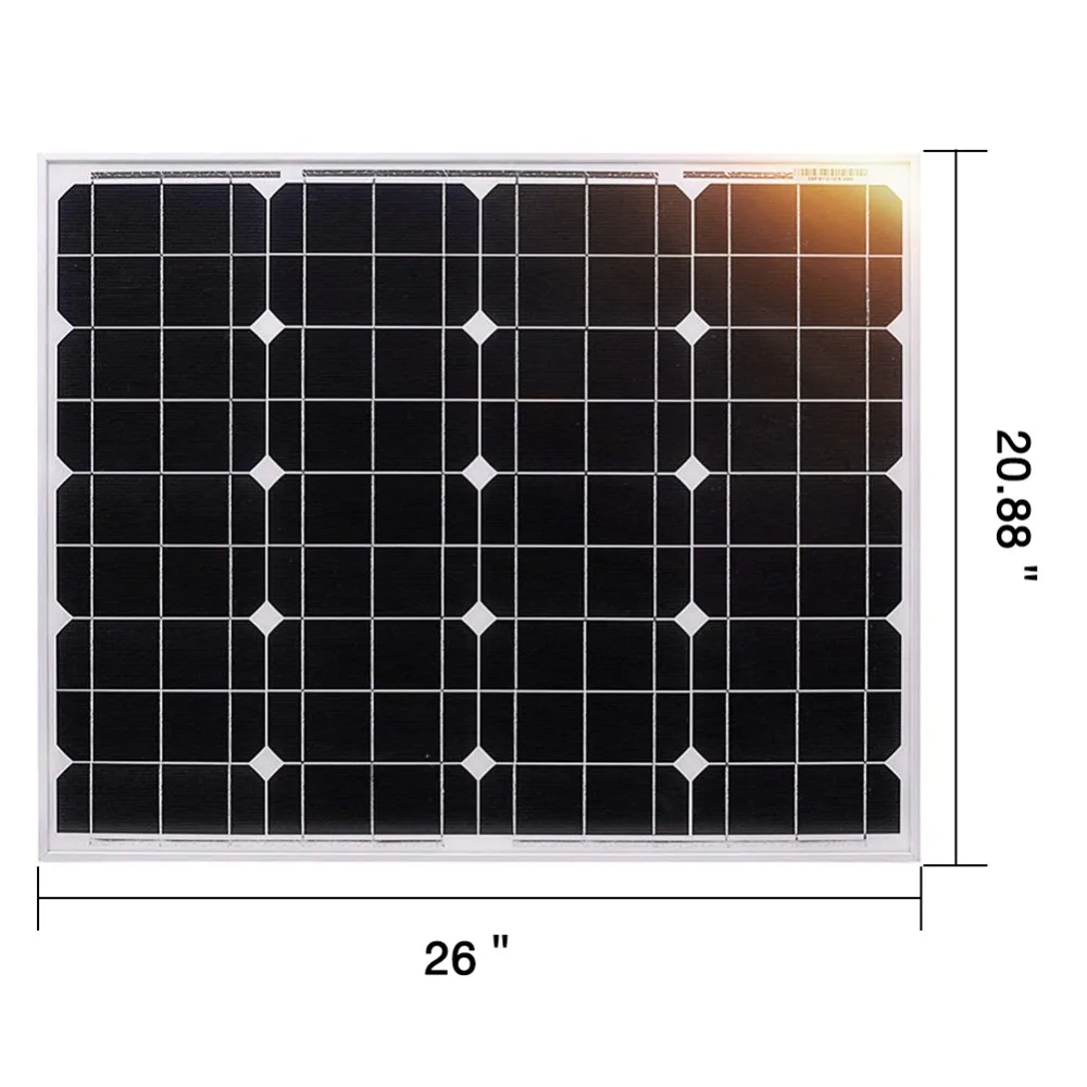 DOKIO 18 V 12 50 W поликристаллическая солнечная панель комплект поликремния плата