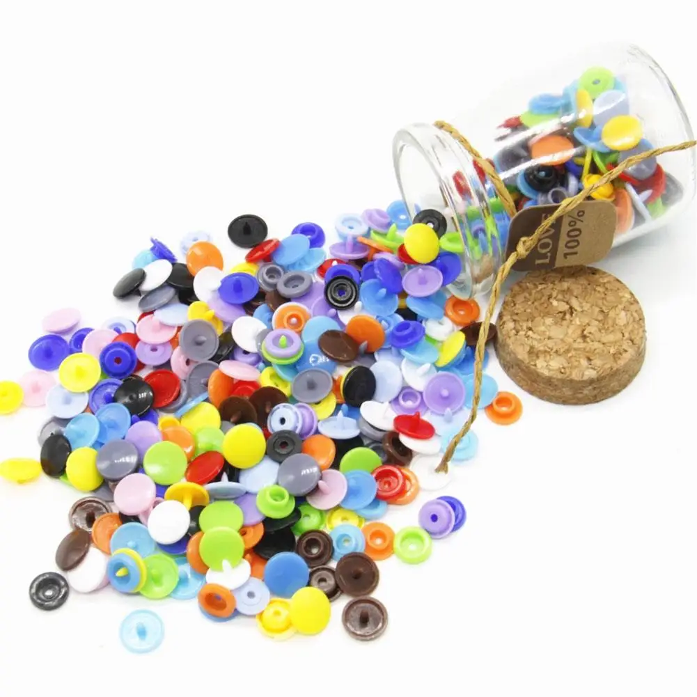 360 шт./лот ручной Давление зажим комплект кнопки закругленный носок застежка