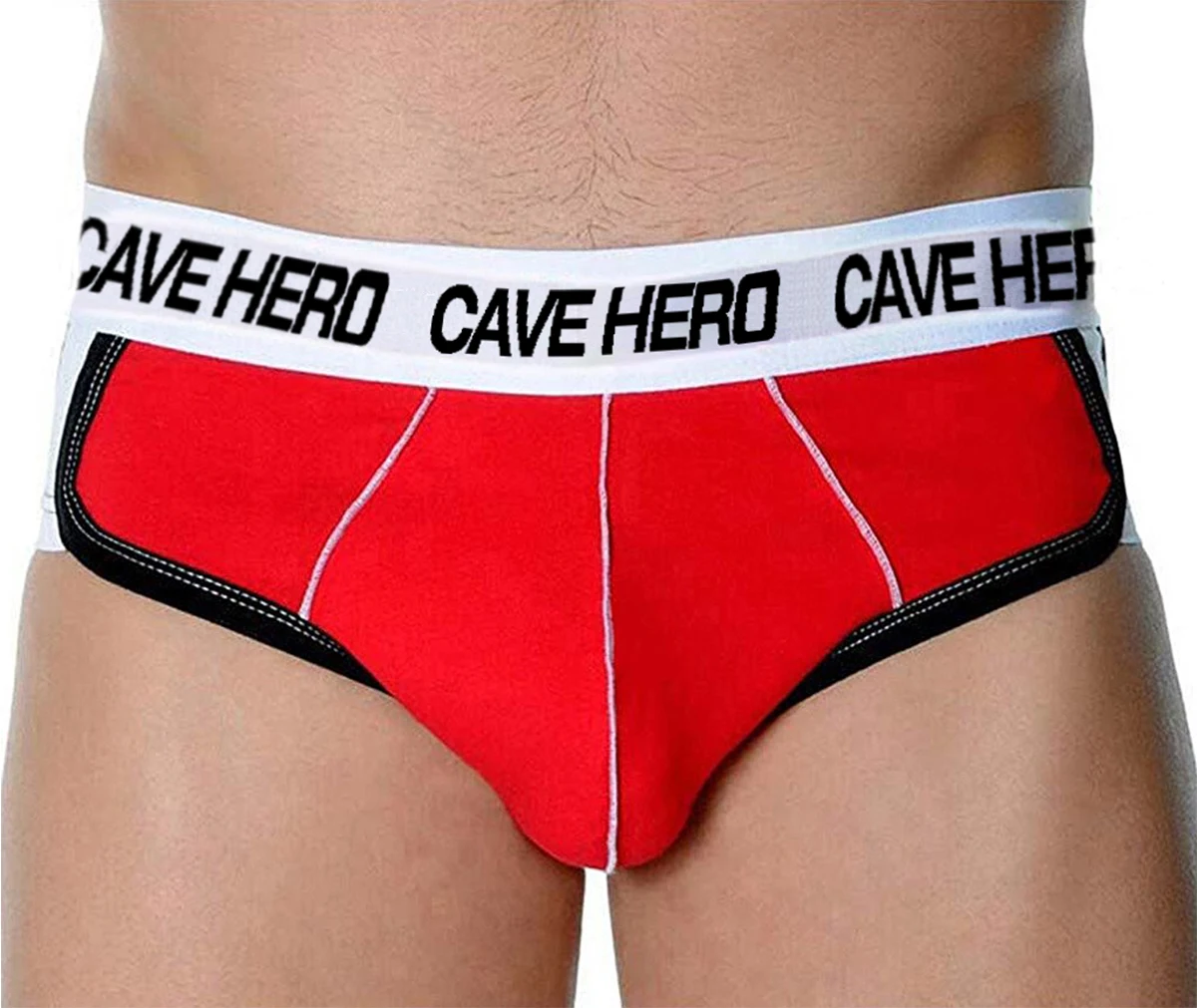 CaveHero сексуальные хлопковые мужские боксеры нижнее белье с подкладом