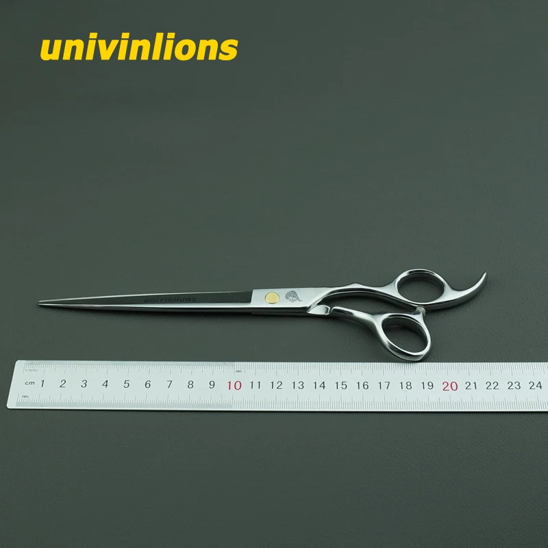 Univinlions, 8 дюймов, прямые ножницы для стрижки собак, ножницы для стрижки собак, ножницы для стрижки домашних животных, ножницы для стрижки кошек, бритвы