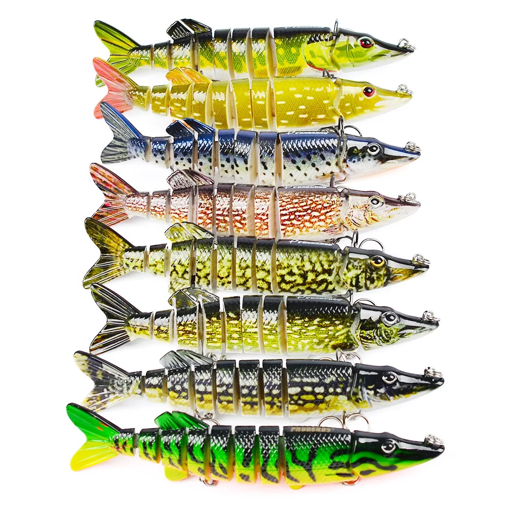 Профессиональная дорожная приманка beros фирменная многосекционная 12 см20 г