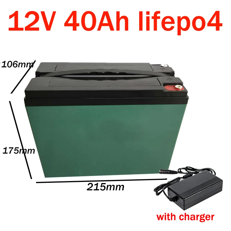 GTK 12В 40ah LiFePO4 батарея 40AH Солнечная энергия Гольф автомобиль UPS 14 6 v глубокий