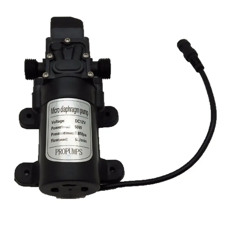 

C093 Water pump 12V Black Mini Pump mid pressure for garden