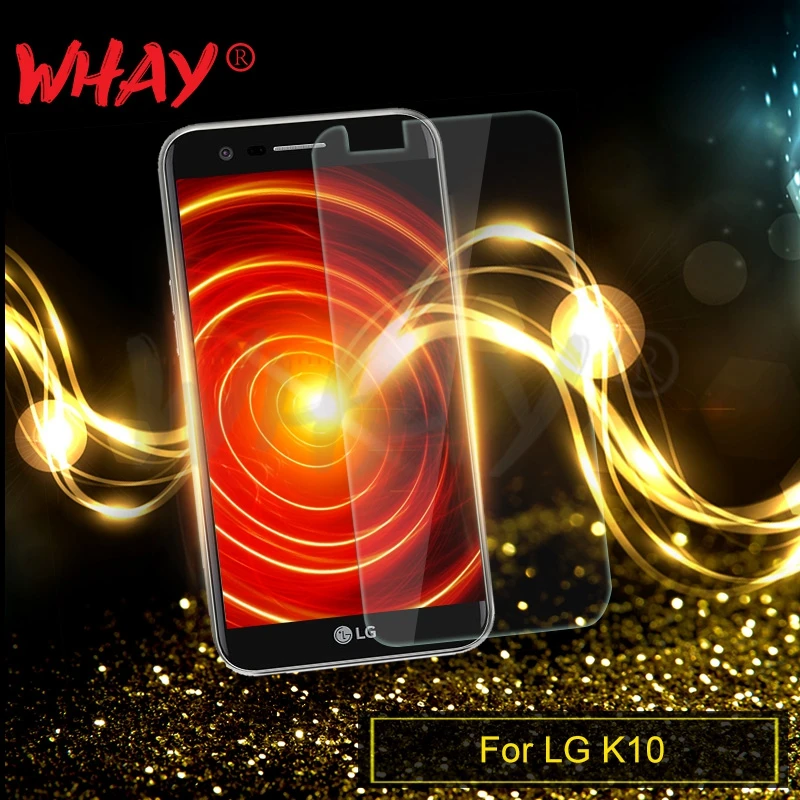WHAY закаленное Стекло для LG K10 Экран протектор телефон Дисплей Флим es LGK10 9 H 2.5D|tempered