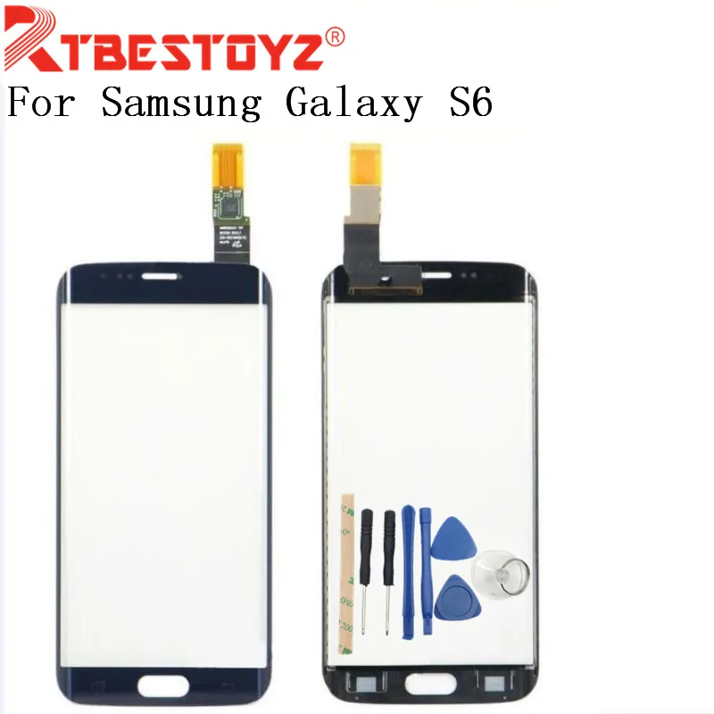 Сенсорный экран RTBESTOYZ для Samsung Galaxy S6 Edge G9250 G925 G925F сменная сенсорная стеклянная
