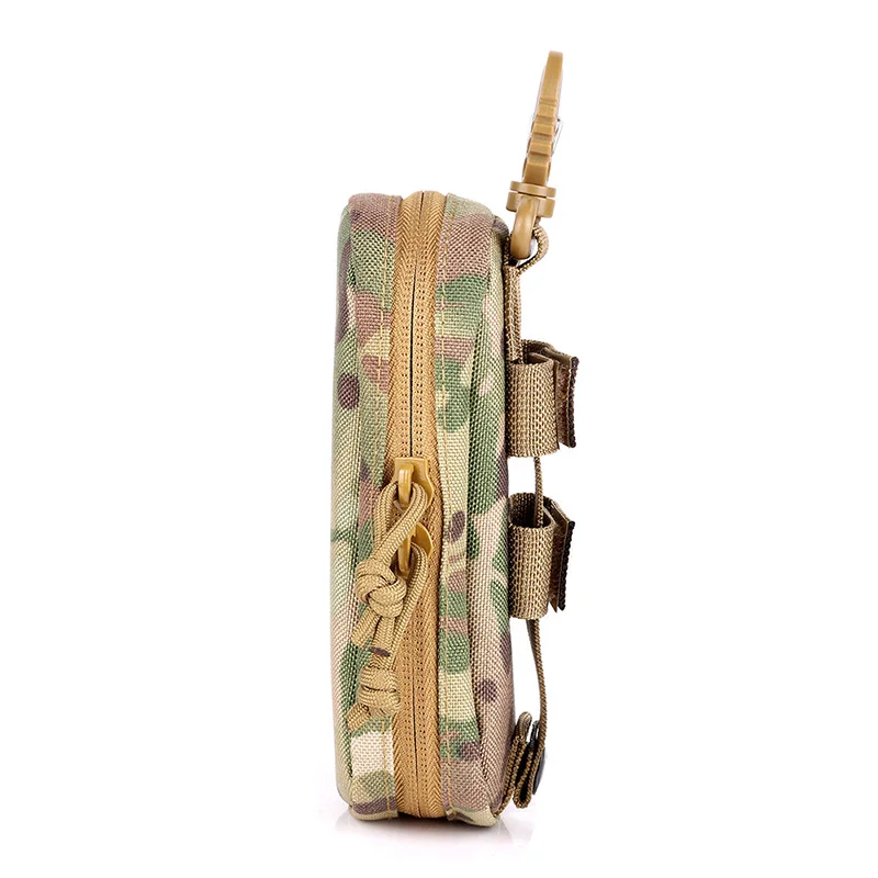 Открытый тактический Molle солнцезащитные очки Чехол Открытый Портативный Анти-шок 1000D нейлон Жесткий раскладушка для переноски очки Чехол