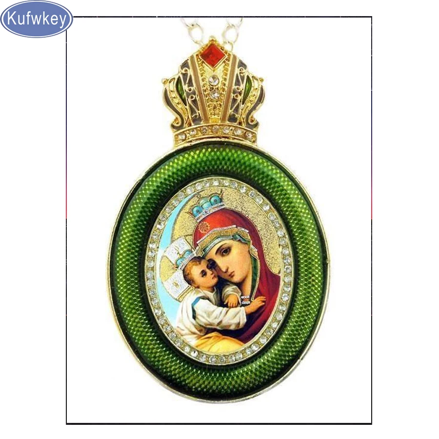 Дева Мария Корона алмазная живопись вышивка крестиком 5d Сделай Сам Алмазная