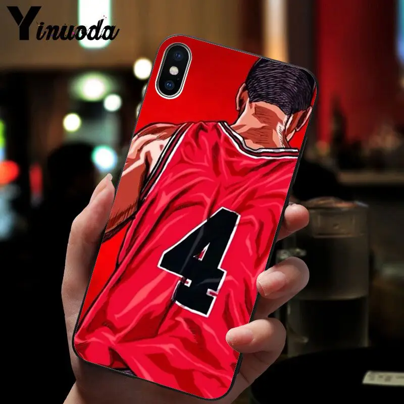 Yinuoda slam dunk Топ детальный популярный Чехол для мобильного телефона Apple iPhone 8 7 6 6S Plus X
