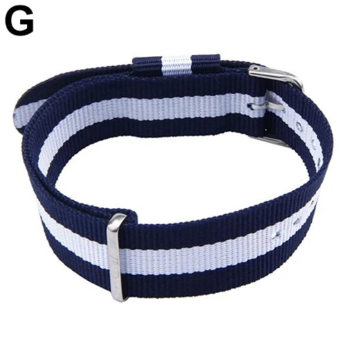 Новое поступление унисекс полосатый узор Мода британский стиль холст 20 мм