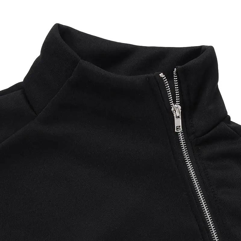 ZANZEA Women Hoodies Sweatshirts 2021 Autumn Casual Solid Long Sleeve Turtleneck Pullovers Zippers Slim Fit Blusas Plus Size Top | Женская