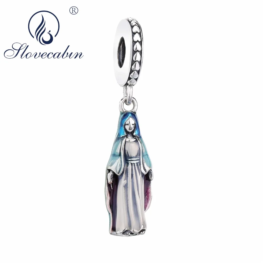 Lovecabin,, 925 пробы, серебро, Lucky Cristianismo,, королева, шарм, подвеска, ювелирное изделие, ожерелье и браслет