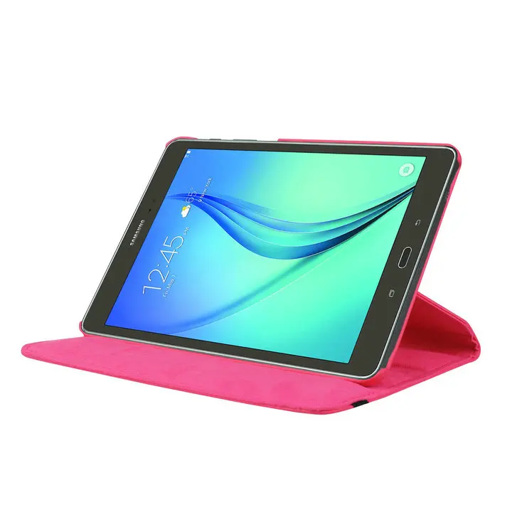 360 градусов вращающийся личи искусственная кожа флип чехол для Samsung GALAXY tab A T580 T585