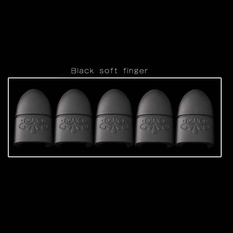 Black 10 шт./пакет лак искусство впитывающийся для Кепки силиконовый средство для снятия УФ гель-лака Обёрточная бумага чистая обезжиривающее средство зажима многоразовый Обёрточная бумага s резиновый маникюрных инструментов - Цвет: Black
