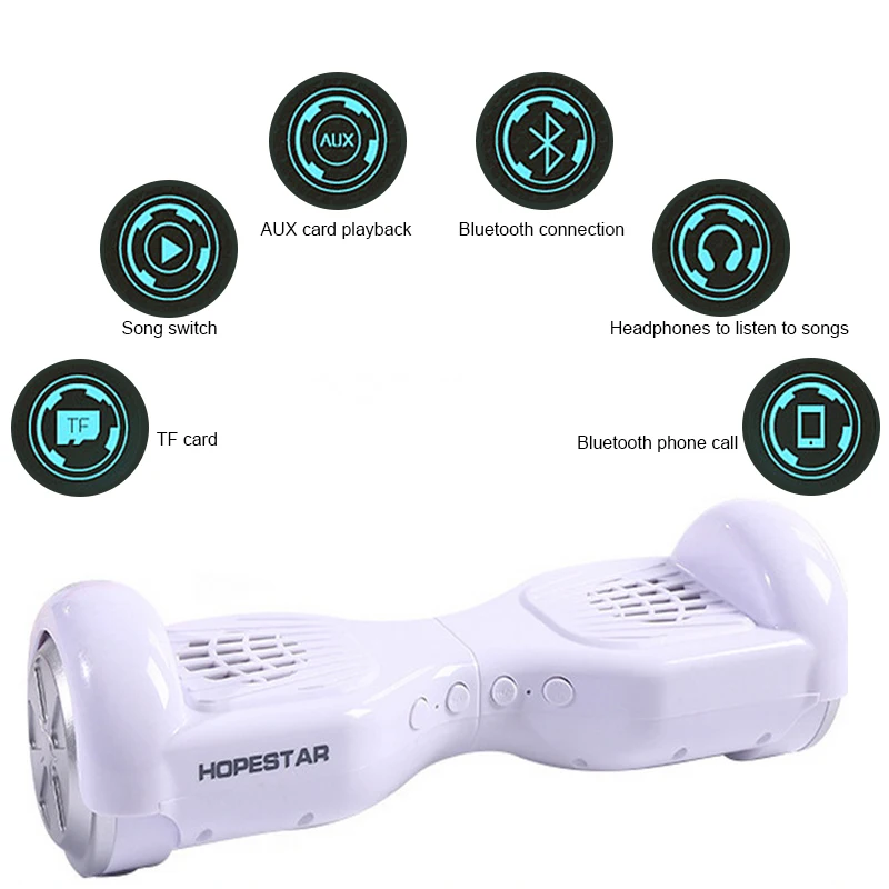 LemonMan Bluetooth динамик беспроводной H7 стильный Ховерборд 3D стерео Музыка Поддержка TF