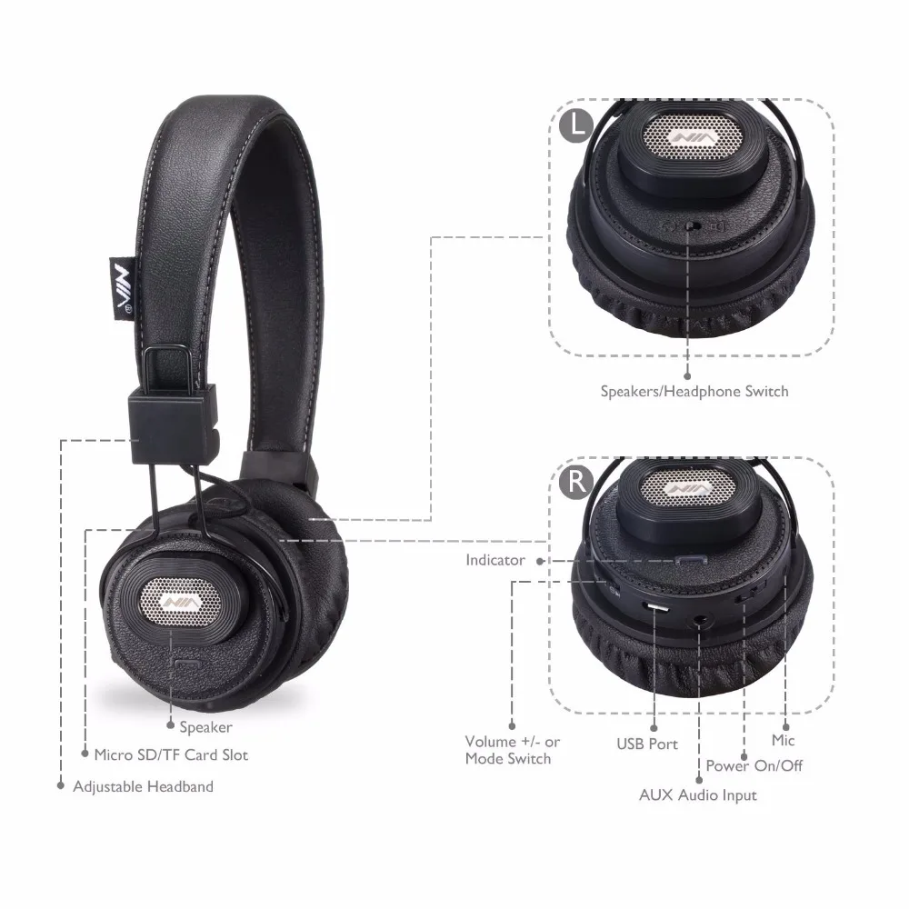 Оригинальные беспроводные стерео bluetooth наушники NIA X5SP колонки fone de ouvido с