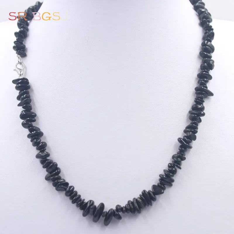 Бесплатная доставка Хит стиль 7-8 мм натуральный камень фишки ожерелье для женщин