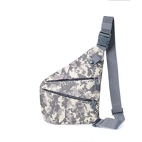 Right shoulder ACU7 Модная мужская сумка через плечо для путешествий и бизнеса с защитой от кражи, мужская сумка Fino, цифровая сумка для хранения, нагрудная посылка - Цвет: Right shoulder ACU7