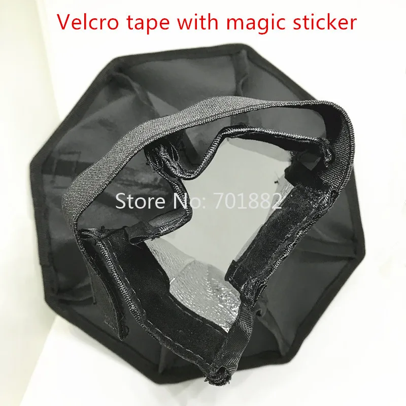 20 см восьмиугольник Универсальный мини софтбокс рассеиватель для вспышки