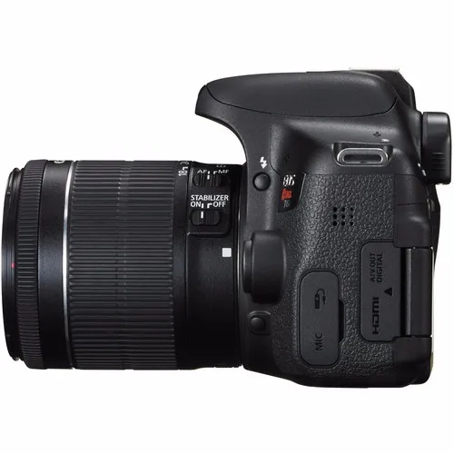Цифровая зеркальная камера Canon 750D/Rebel T6i-24,2 Мп-3," сенсорный экран с переменным углом наклона-Full HD 1080 p-Wi-Fi