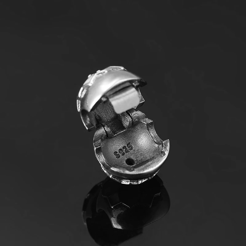 925 пробы серебро сделай сам розовый белый цветок магнолии клипсы замок бусины