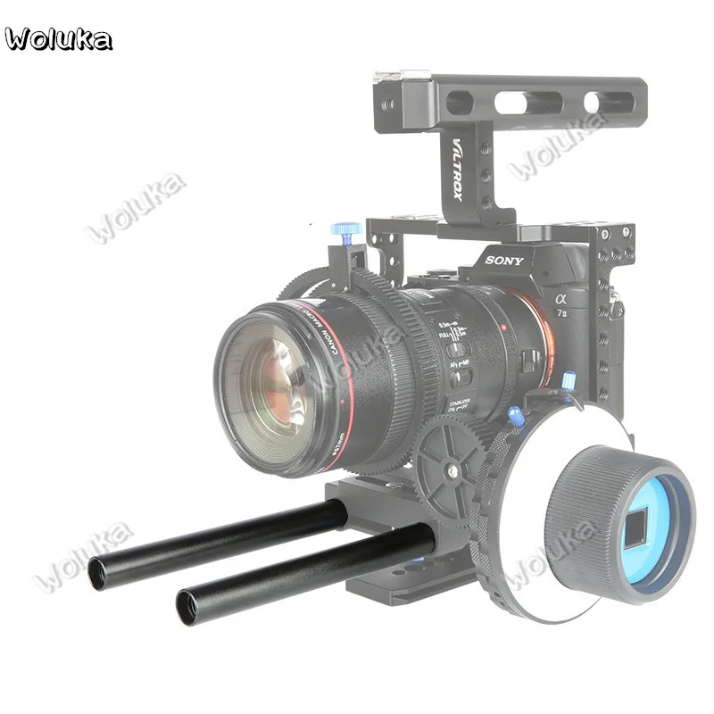 SLR Camera Rabbit Cage 15mm catheter and Giove rail round rod aluminum alloy rabbit cage Accessories CD50 T03 | Электроника