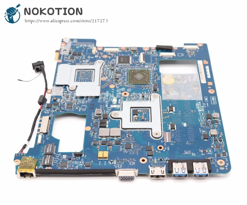 NOKOTION для samsung NP355 NP355C4C NP355V5C Материнская плата ноутбука QMLE4 LA-8863P BA59-03567A DDR3 HD7600M видеочипом