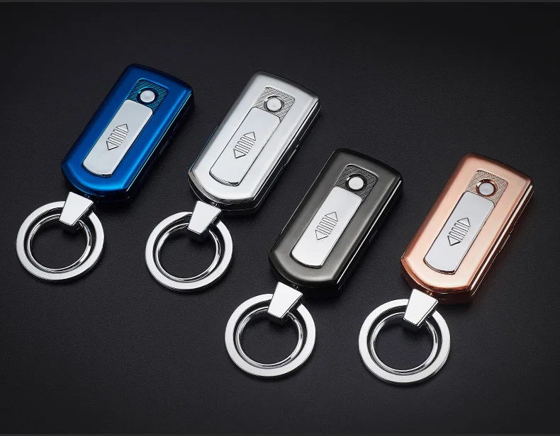 Креативный лазерный светильник USB er брелок для сигарет зажигание электронное