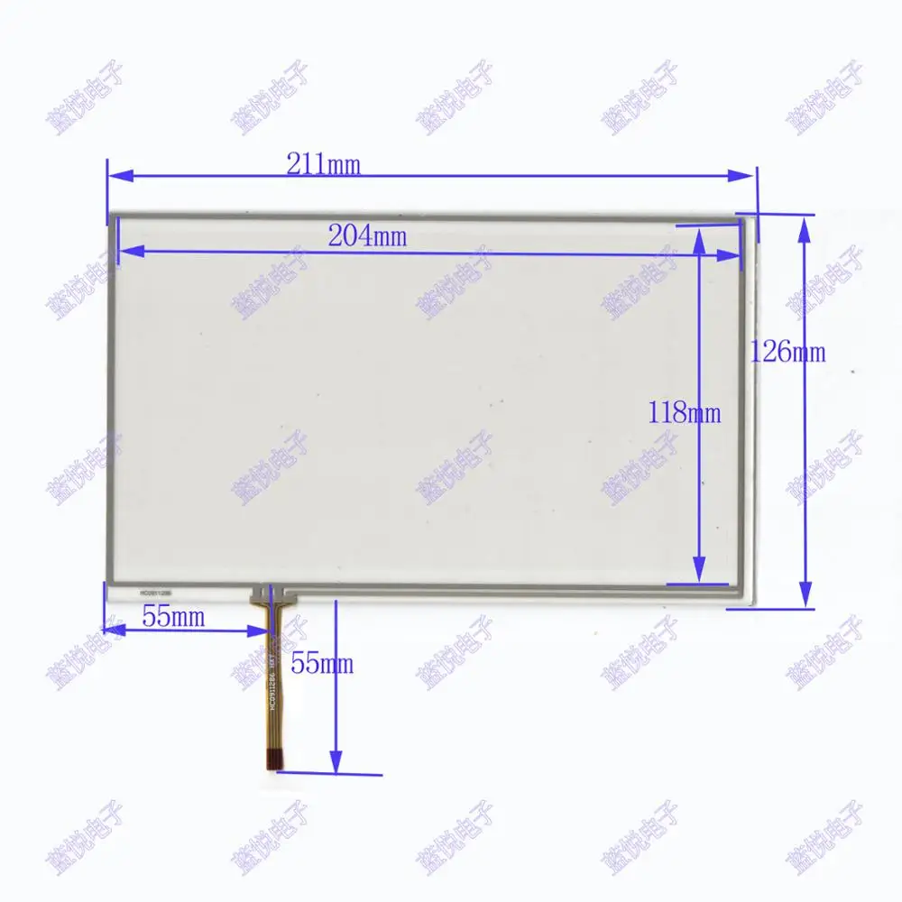 9 дюймовый четырехпроводной резистивный сенсорный экран рукописный ввод AT070TN90 ЖК