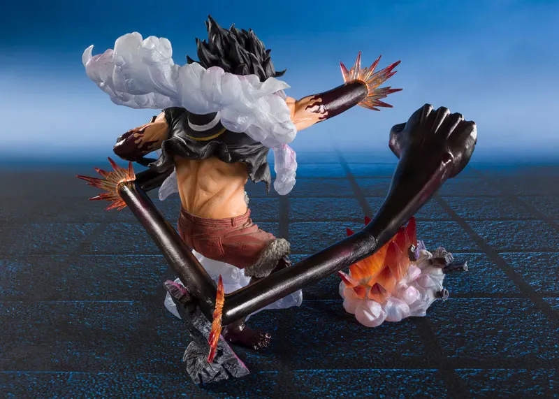PrettyAngel-Подлинная Bandai Tamashii нация Figuarts ZERO ONE PIECE Monkey D. Luffy gear 4-Snakeman Ouda-коллекционная фигурка