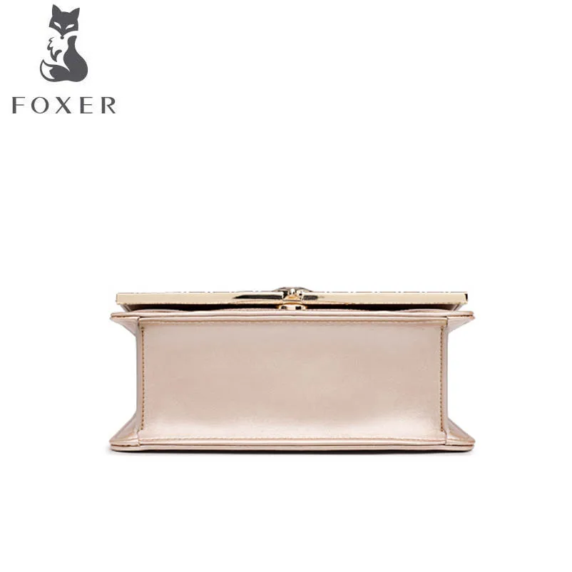 FOXER 2019 Новая корейская модная сумка на плечо Повседневная мессенджер цепочке