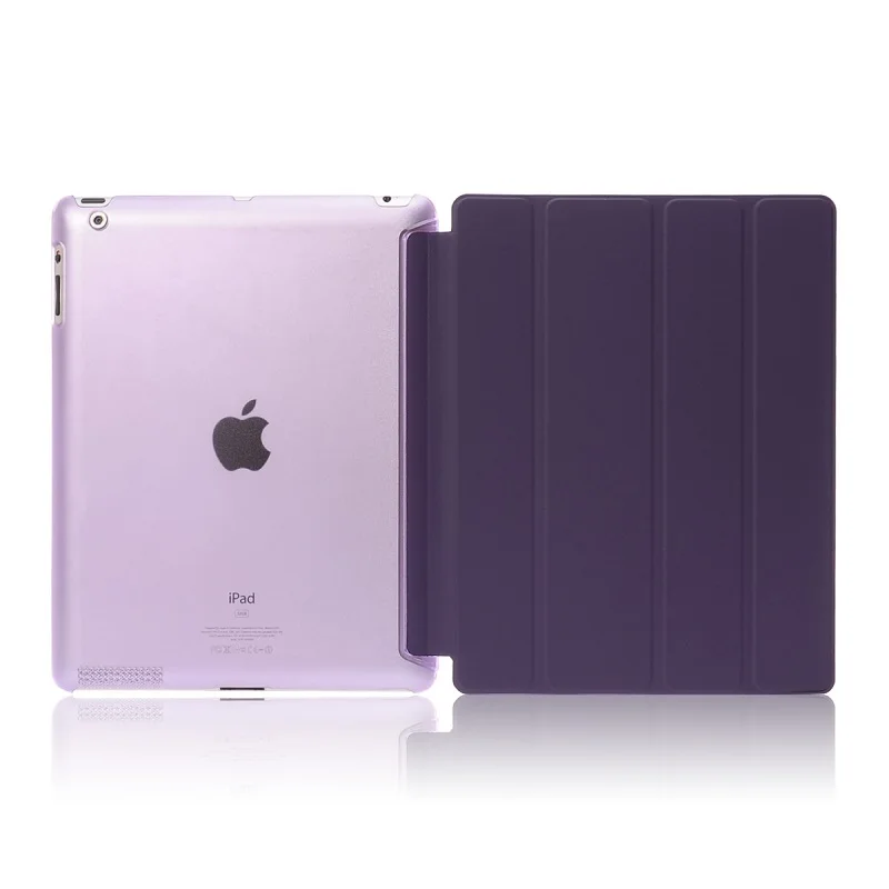 234-l-purple Iambv чехол для iPad 2/3/4 из искусственной кожи сиамские чехла для раскладной смарт-чехол для iPad 2/3/4 Чехол Авто Режим сна/Пробуждение - Цвет: 234-l-purple