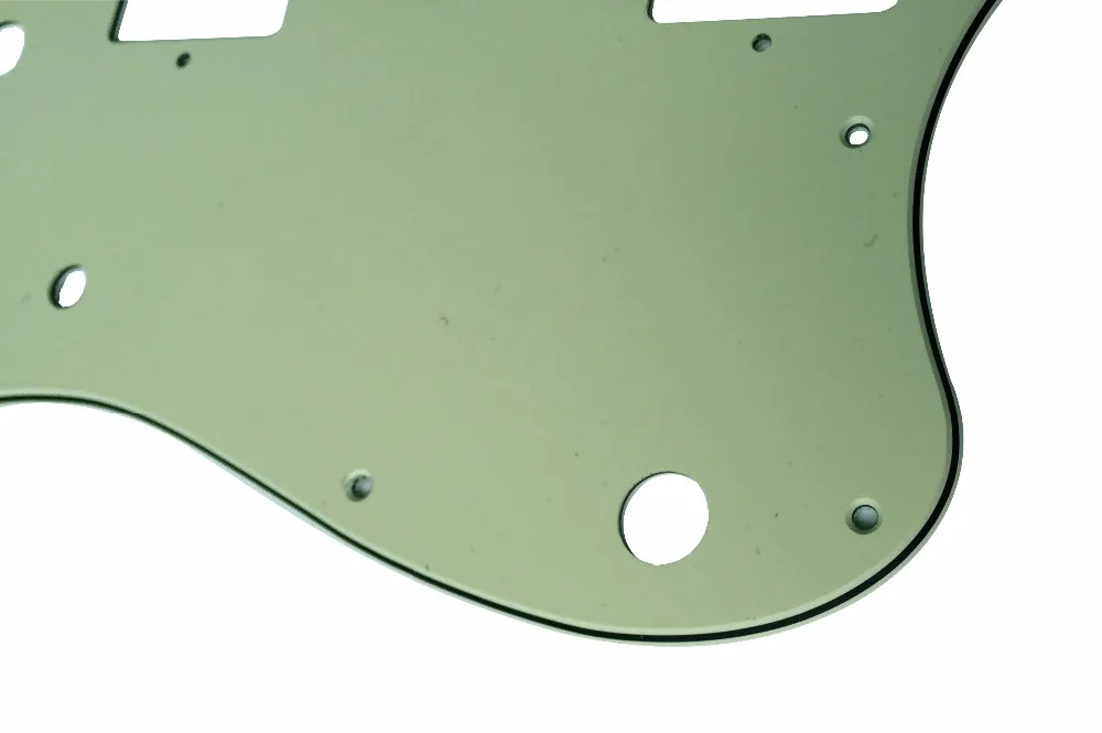 Pleroo Custom Guitar pickgaurd - For MIJ Jazzmaster Pickguard with PAF Humbucker 3 Ply Mint Green | Спорт и развлечения