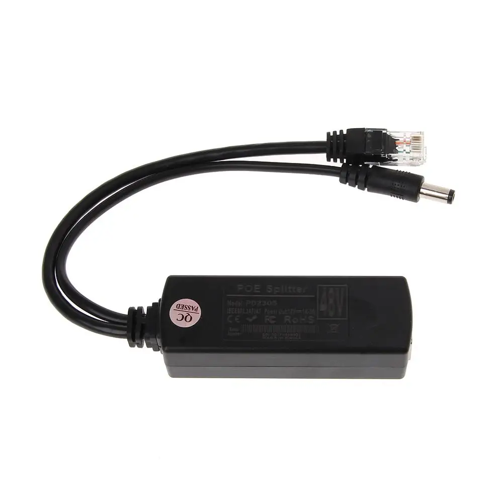 

10/100M IEEE802.3at/af Power Over Ethernet PoE Splitter Adapter For IP Camera