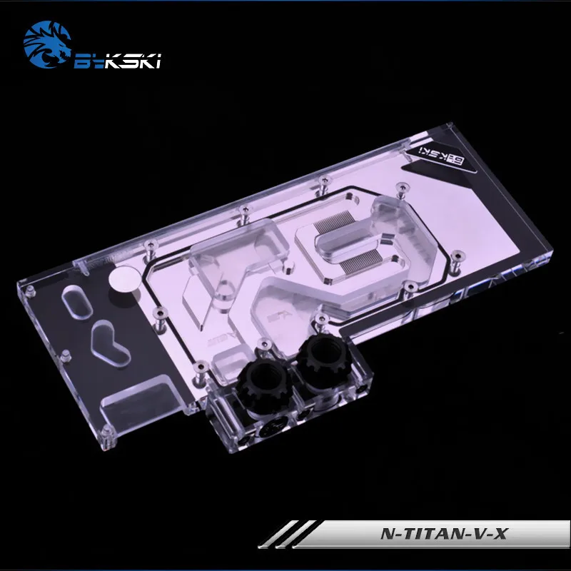 Bykski полная бухта GPU водный блок для VGA NVIDIA TITAN V публичная версия видеокарта N