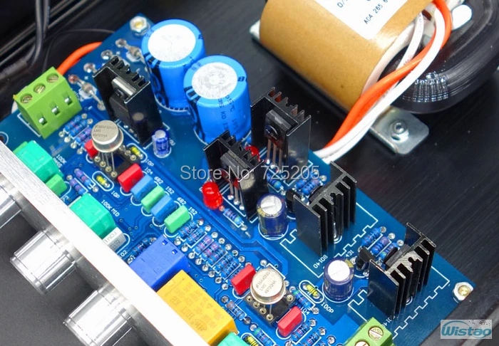 Предусилитель IWISTAO HIFI с регулировкой тона низкие басы тремблеск зеркальный